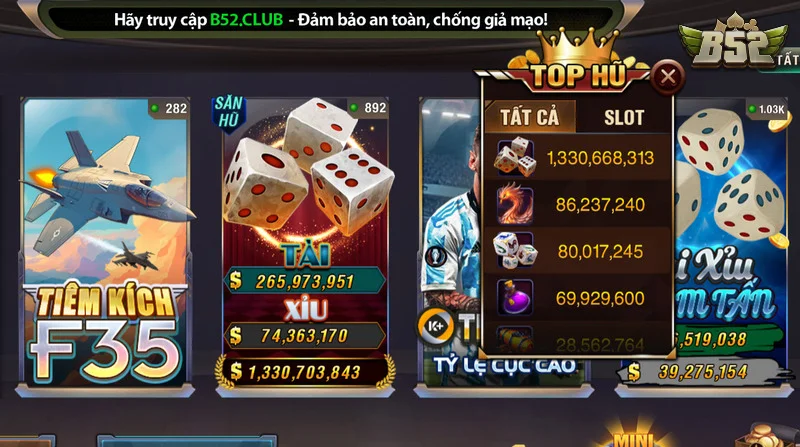 Cập nhật link vào cổng game B52 club mới nhất không bị chặn