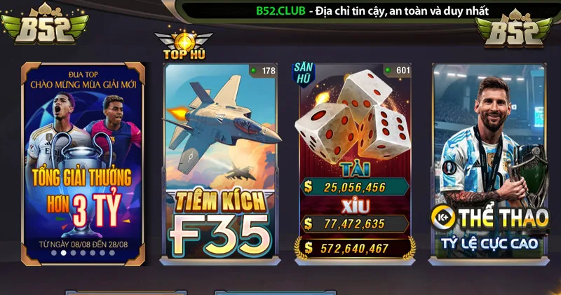 B52club chính thức đi vào vận hành từ năm 2016